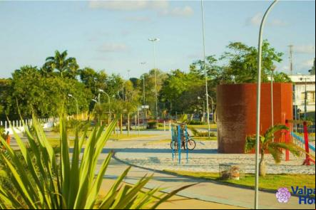 Pracinha da cidade - Foto: Val Para