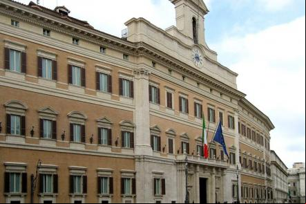 Palazzo Montecitorio (Sede do parlamento da itália) - Foto: Manfred Heyde (Licença-cc-by-sa-3.0)