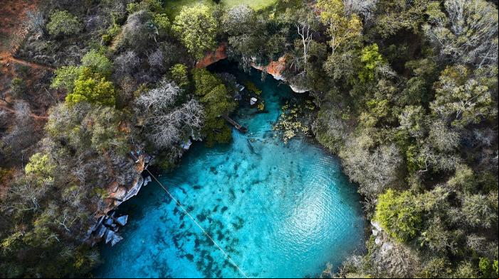 Lago azul - Andara