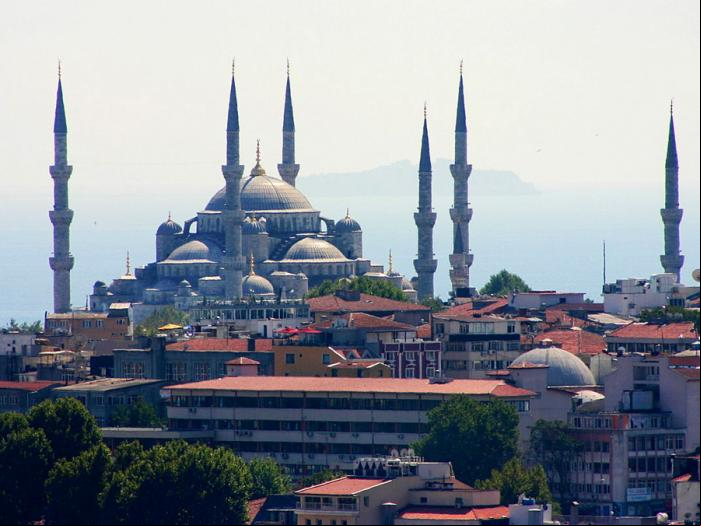 Istambul-Vista da Mesquita Azul de Sultanahmet - Foto: Jos Luiz-Licena